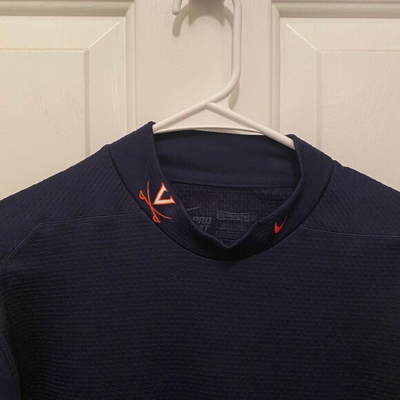 Virginia UVA Cavaliers Football Team Issued #26 Nike Pro Combat Shirt Large - Picture 2 of 3